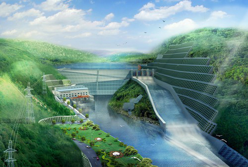 四更镇老挝南塔河1号水电站项目